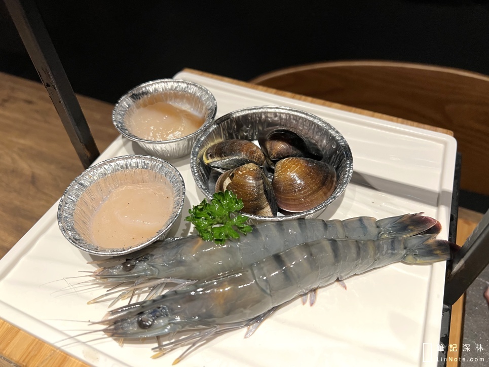 海鮮盤-干貝草蝦蛤蠣