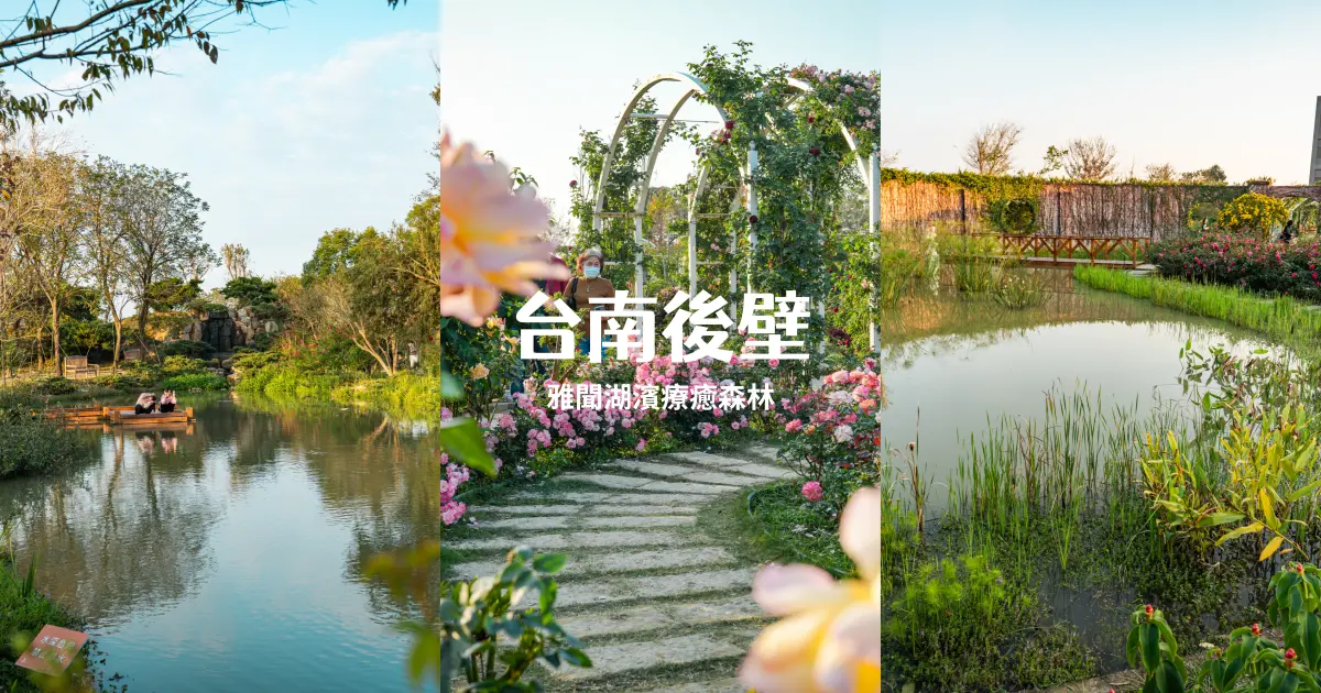 台南最新打卡熱點！雅聞湖濱療癒森林，讓你賞花拍照一次滿足
