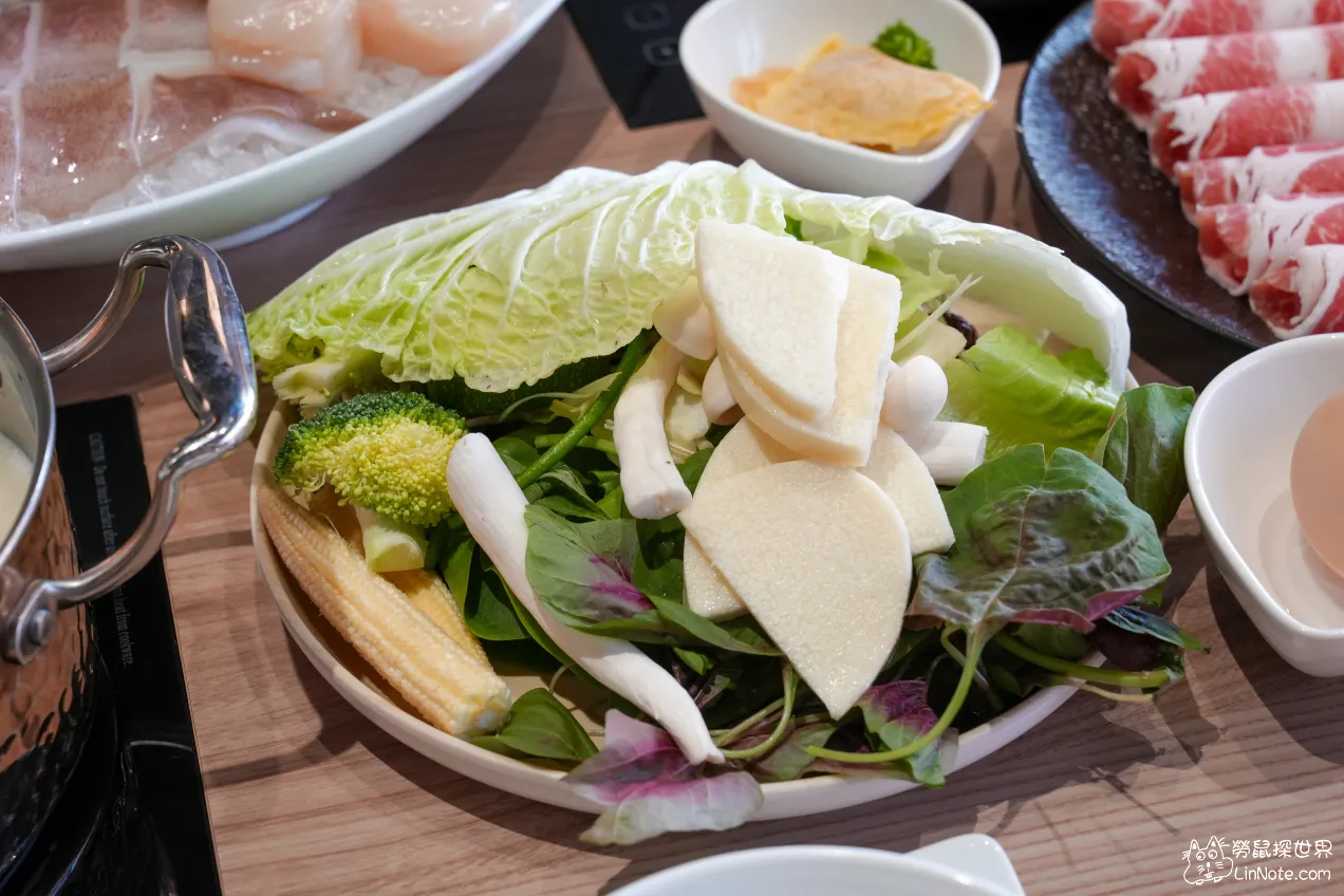 【新竹東區】禧樂·澄·健康鍋物概念店｜特別的豆漿鍋配上當季新鮮蔬菜 98