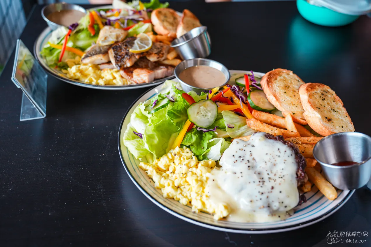 苗栗頭份】三分之二｜手工漢堡排多汁紮實，大份量餐盤吃超飽– 勞鼠探世界