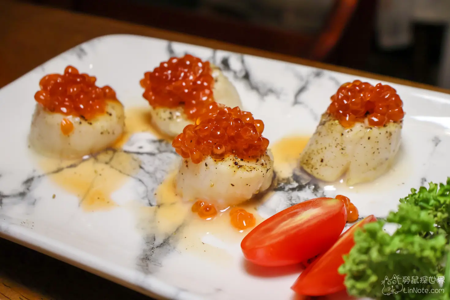 Smoke from cooking skewers 17