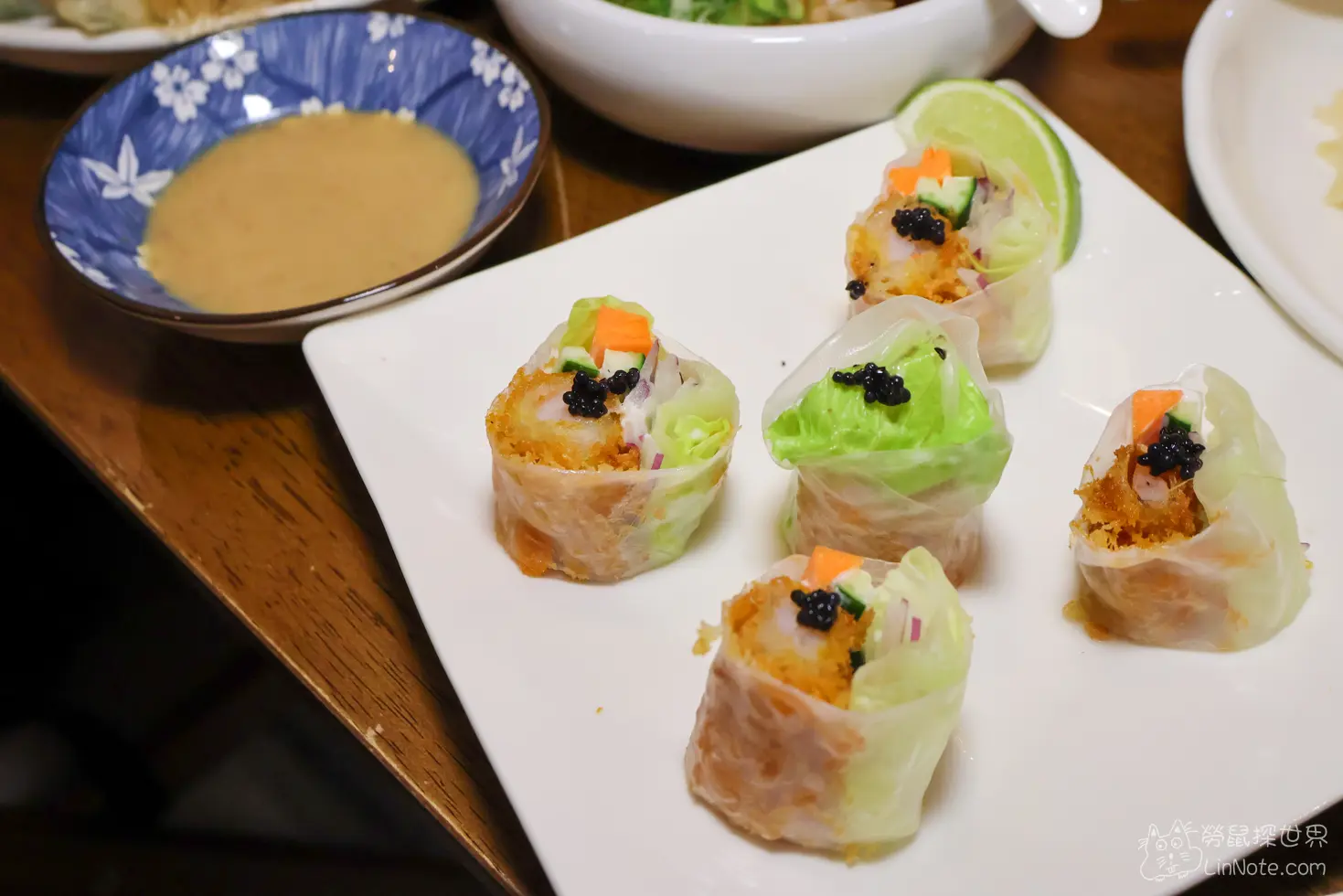 Smoke from cooking skewers 22