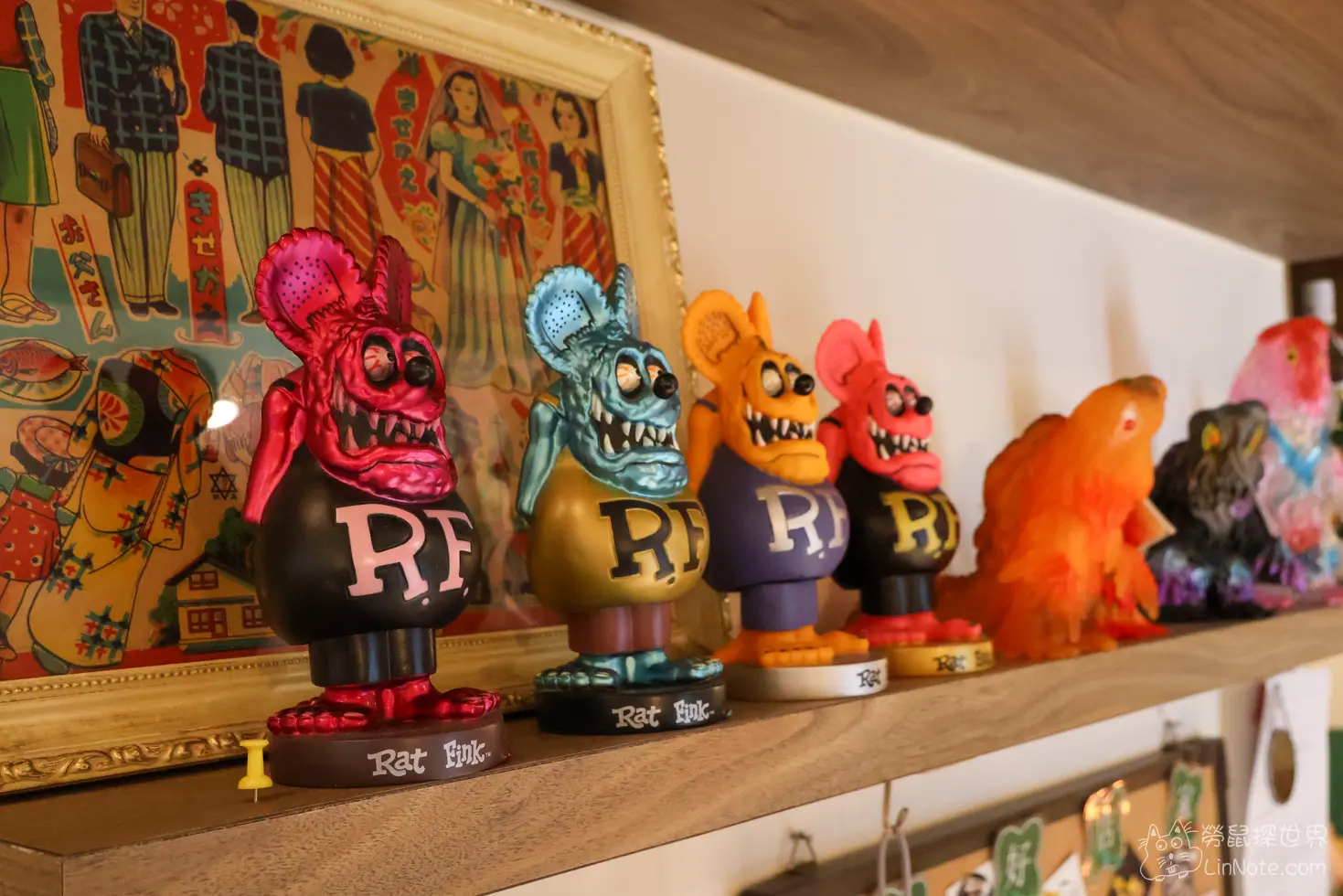 Smoke from cooking skewers 8