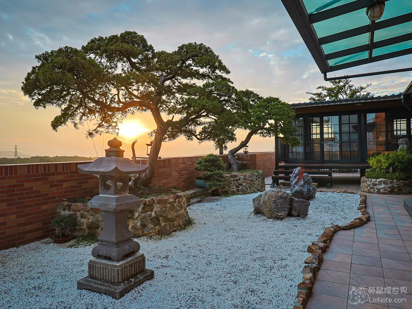 日式枯山水小庭園