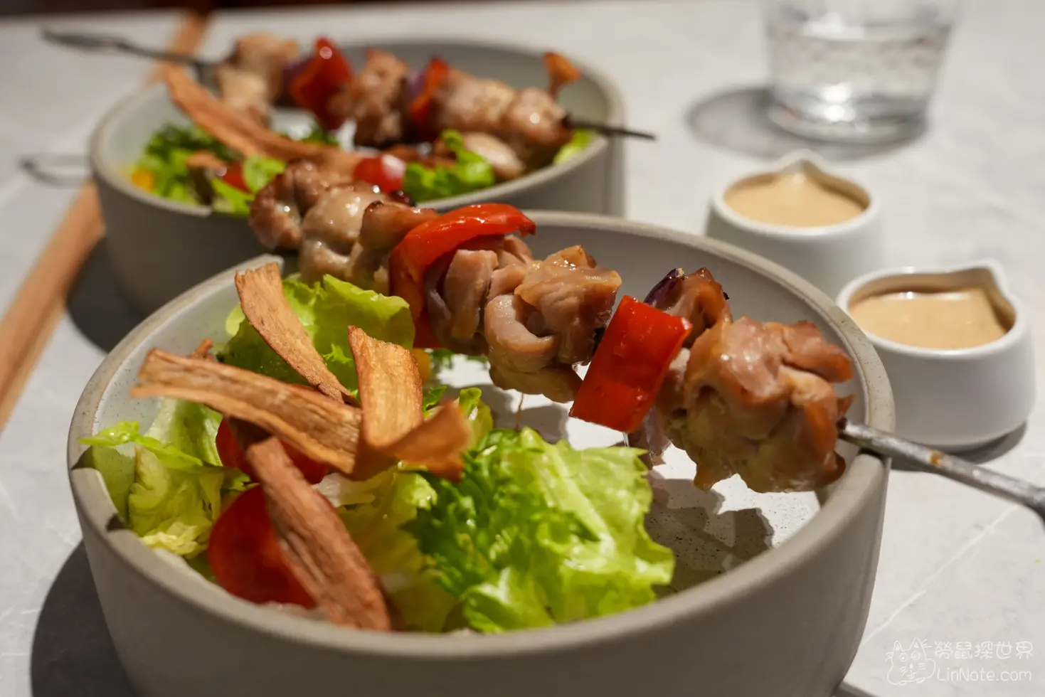 陶板屋串燒雞肉鮮蔬沙拉