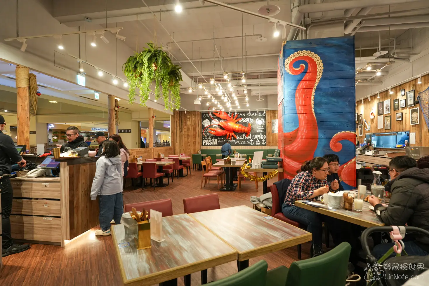 台中麗寶Sealine海岸線手抓海用餐環境