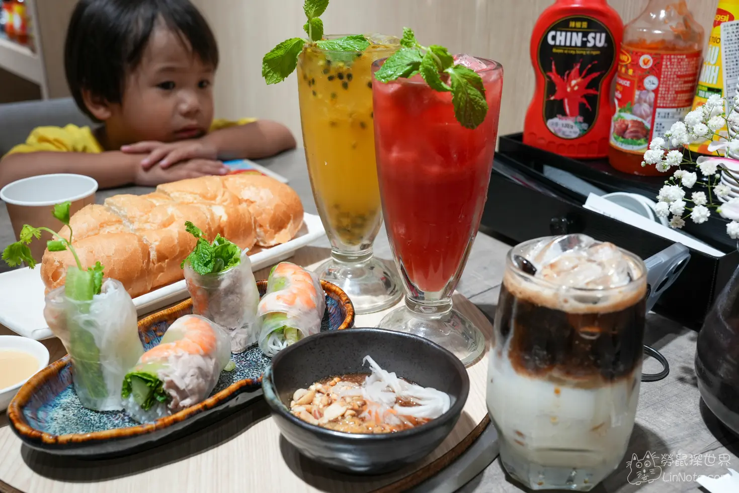 火鍋搭配的各項餐點與飲品